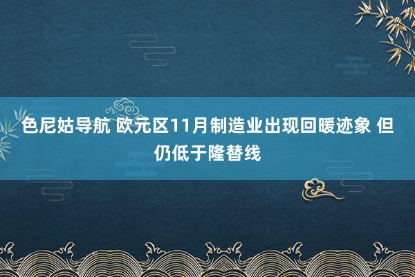 色尼姑导航 欧元区11月制造业出现回暖迹象 但仍低于隆替线