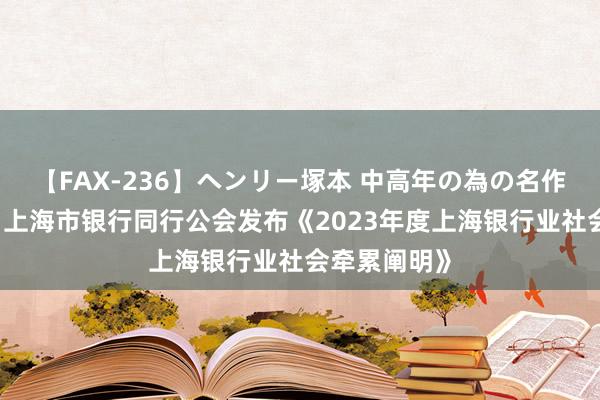 【FAX-236】ヘンリー塚本 中高年の為の名作裏ビデオ集 上海市银行同行公会发布《2023年度上海银行业社会牵累阐明》