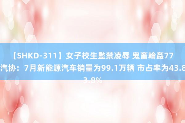 【SHKD-311】女子校生監禁凌辱 鬼畜輪姦77 中汽协：7月新能源汽车销量为99.1万辆 市占率为43.8%